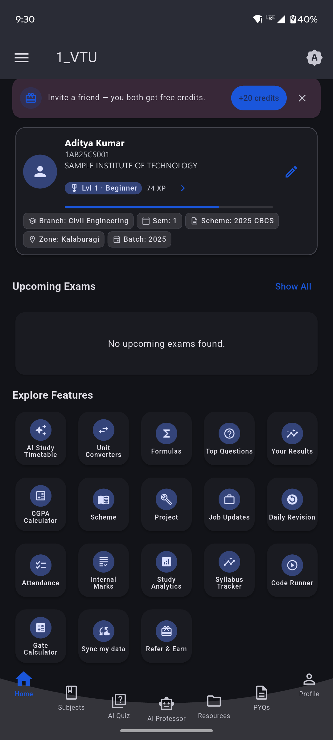 Explore Features