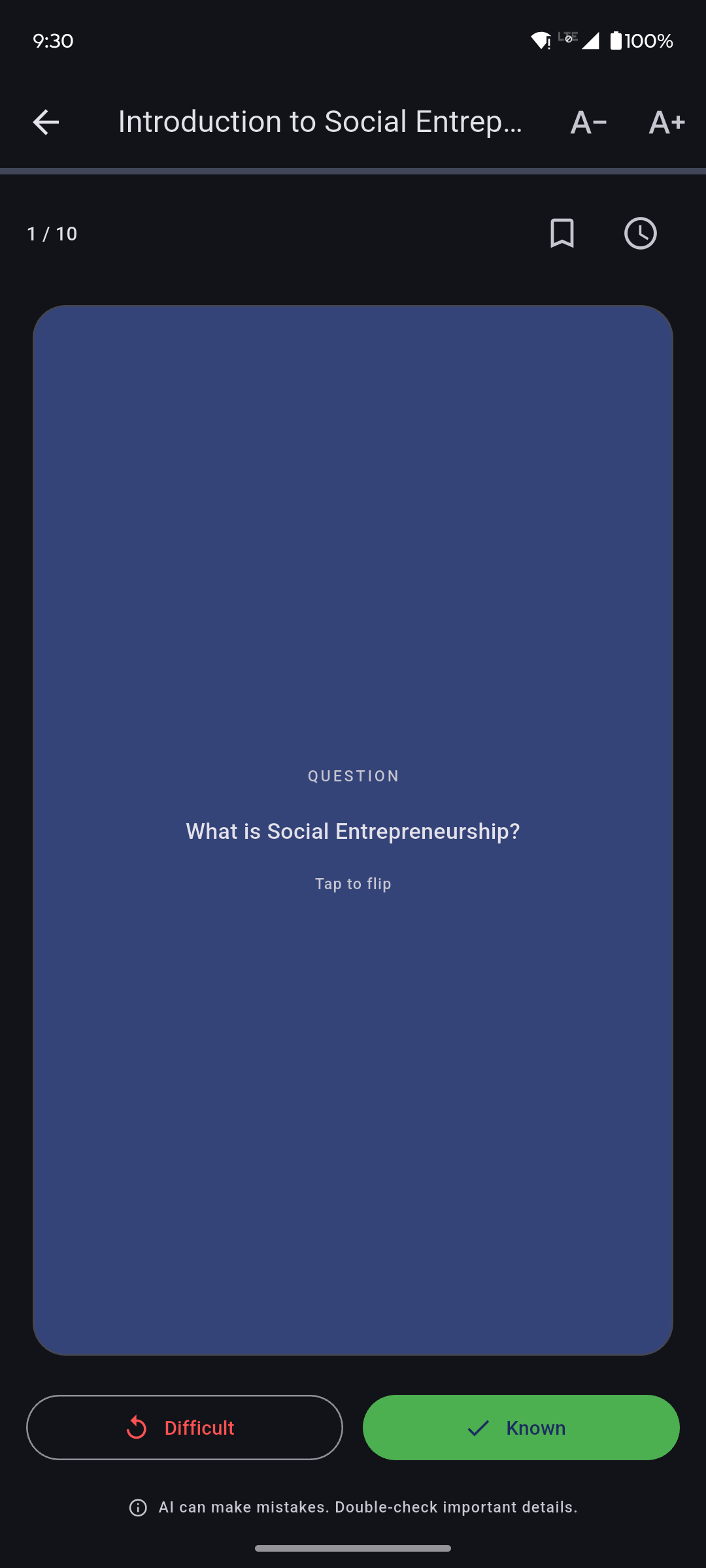 Flashcards